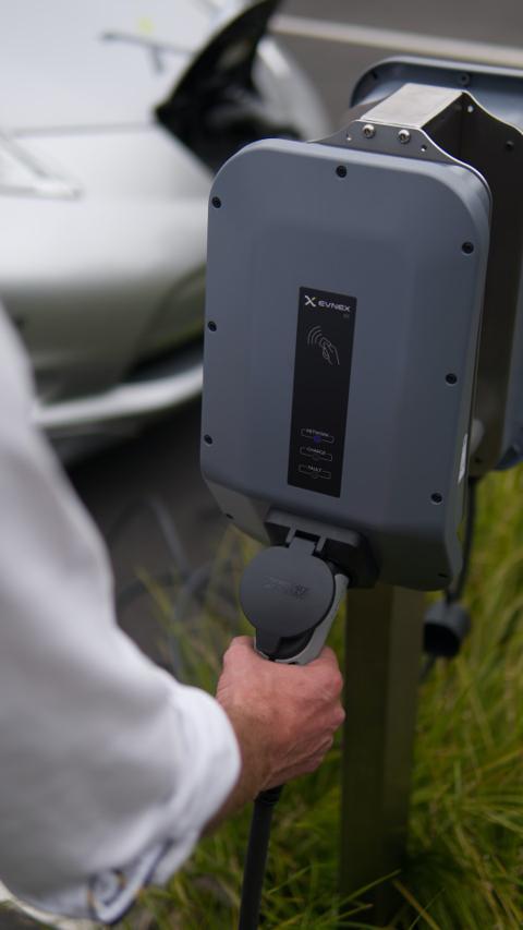 Comissionamento da estação de recarga